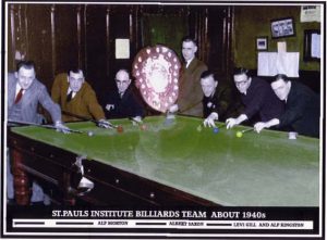 St. Pauls Institute Billiards Team 1940s