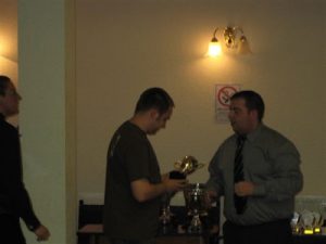 Winner of the Sportsmanship Award 2007-2008